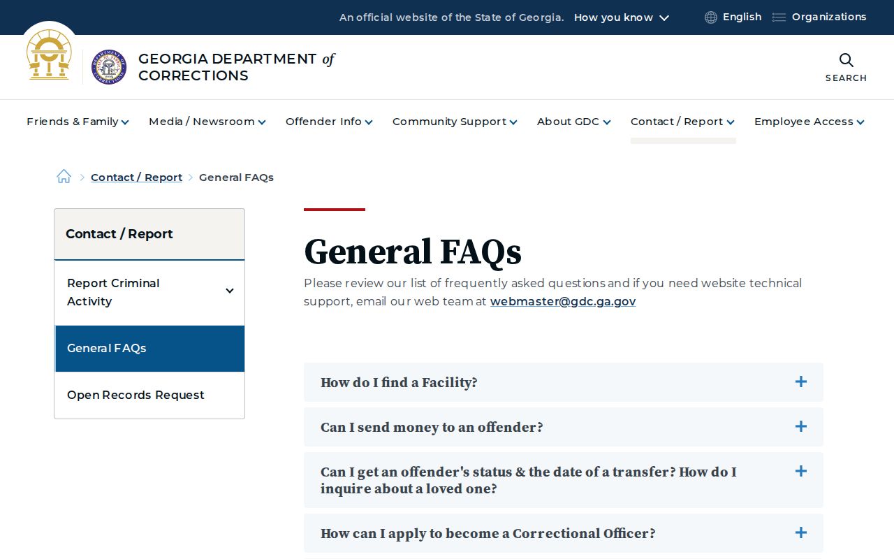 Pierce County arrest history and GDC offender locator scope